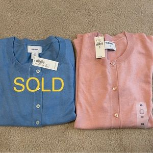 Bnwt pink old navy cardigan